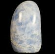 Polished, Blue Calcite Free Form - Madagascar #71467-1
